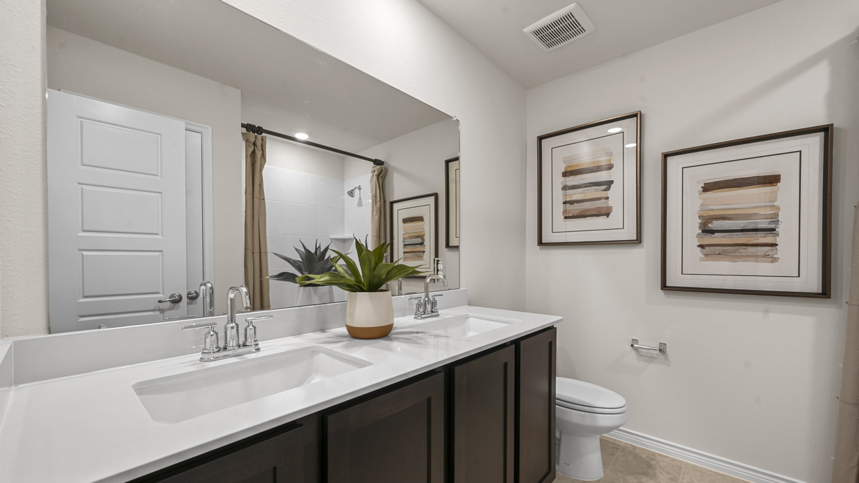 Lakehurst Floorplan Elevation B Bathroom Gallery Image - Winchester Crossing in Princeton, TX