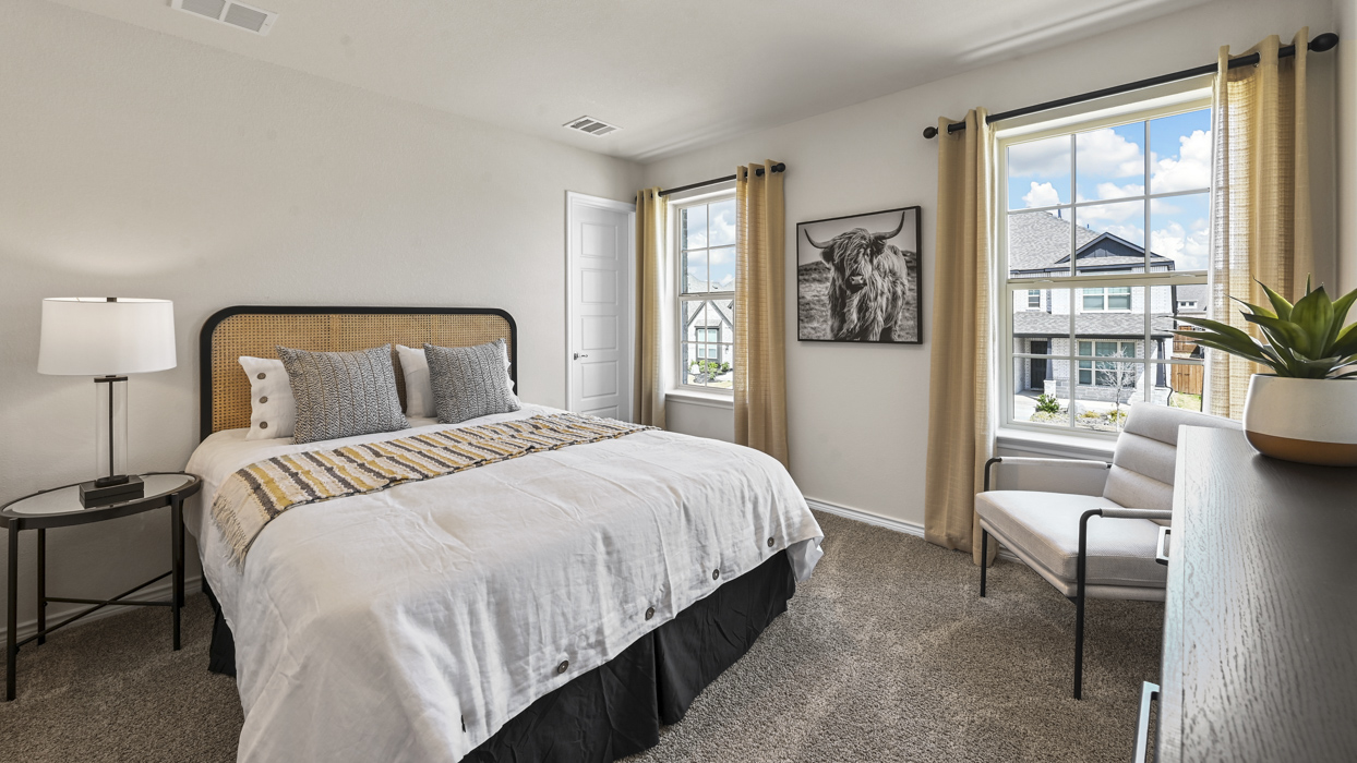 Lakehurst Floorplan Elevation B Bedroom Gallery Image - Winchester Crossing in Princeton, TX