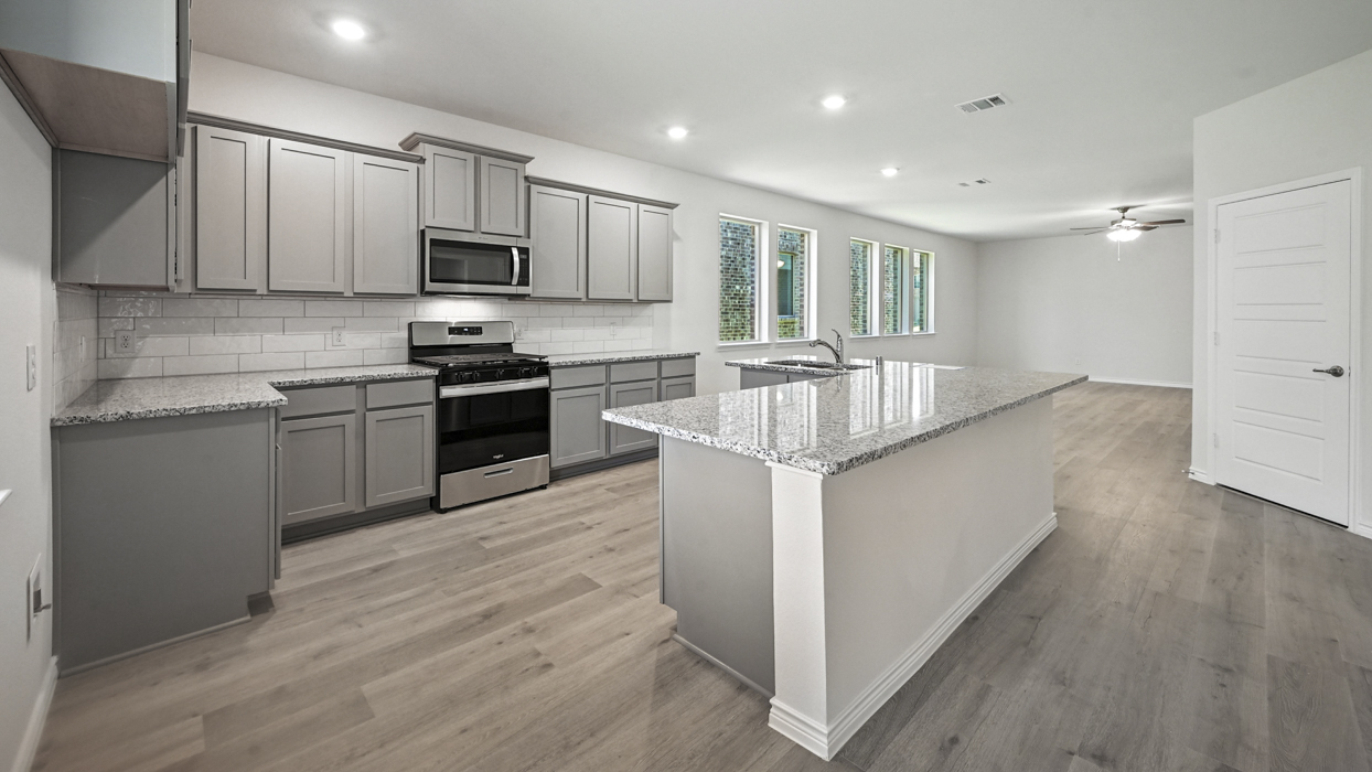 Republic Floorplan Elevation A Kitchen Gallery Image - Winchester Crossing in Princeton, TX