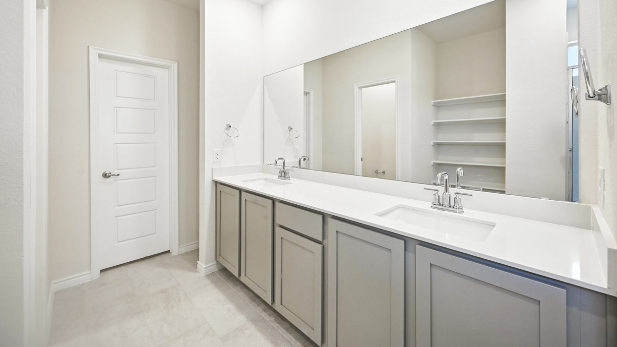 Lakehurst Floorplan Elevation A Bathroom Gallery Image - Winchester Crossing in Princeton, TX