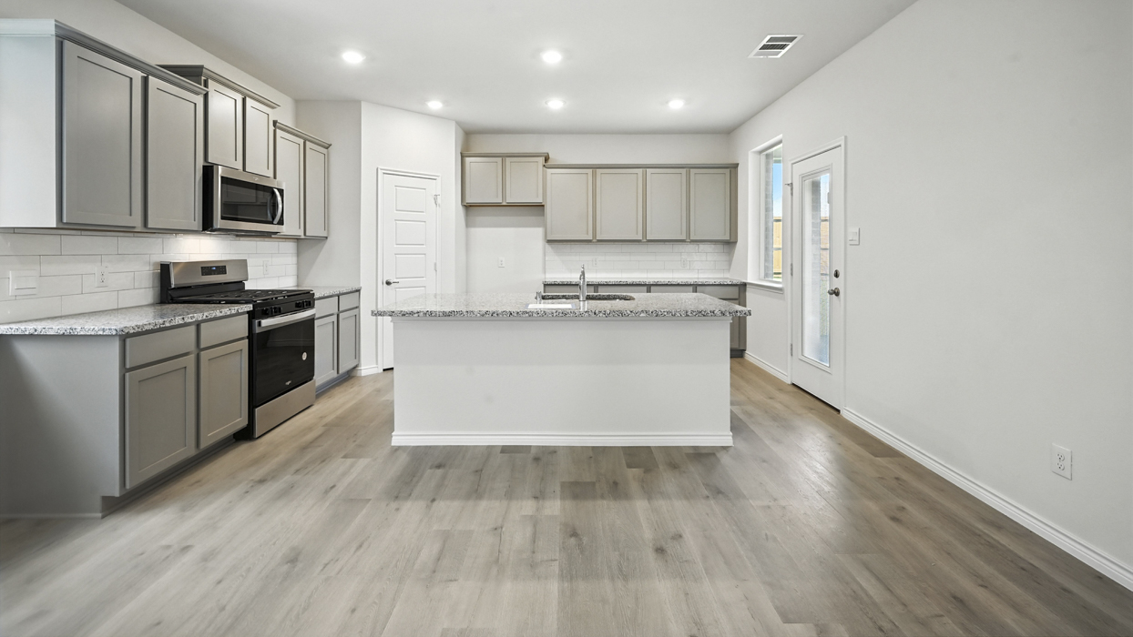 Lakehurst Floorplan Elevation A Kitchen Gallery Image - Winchester Crossing in Princeton, TX