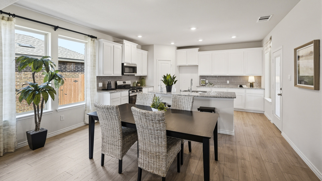 Lakehurst Floorplan Elevation B Living Gallery Image - Winchester Crossing in Princeton, TX