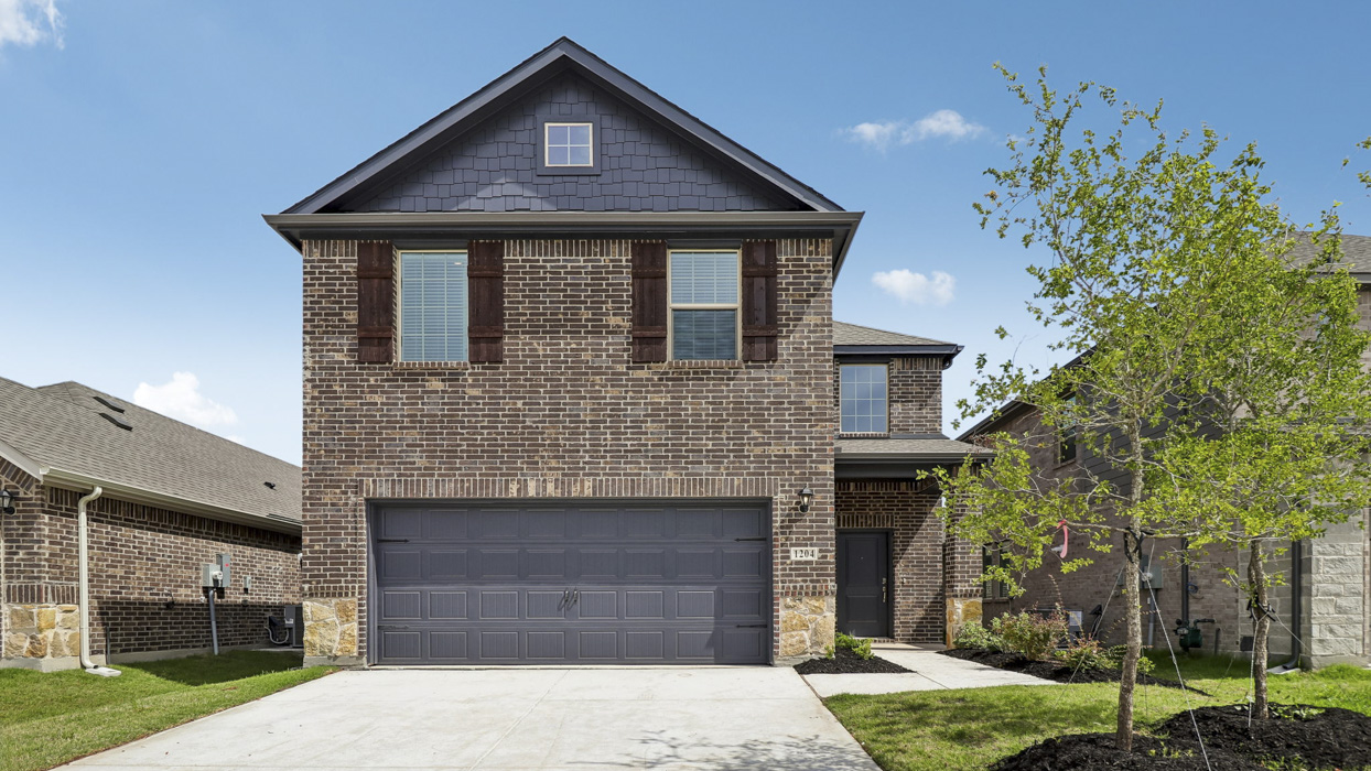2233 Lakehurst floorplan Elevation A Rendering-Winchester Crossing in Princeton, Tx