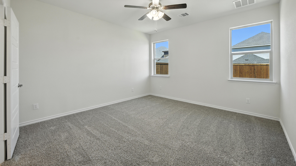 Stafford Floorplan Elevation A Bedroom Gallery Image - Winchester Crossing in Princeton, TX