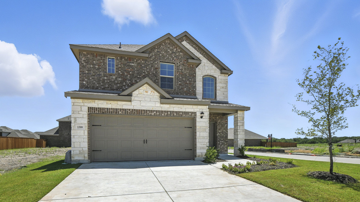 Republic Floorplan Elevation B Exterior Gallery Image - Winchester Crossing in Princeton, TX