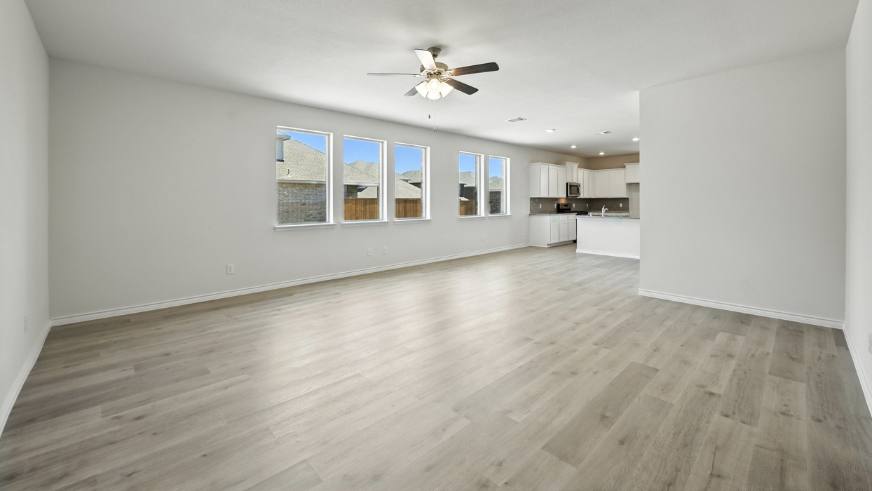 Republic Floorplan Elevation B Living Gallery Image - Winchester Crossing in Princeton, TX