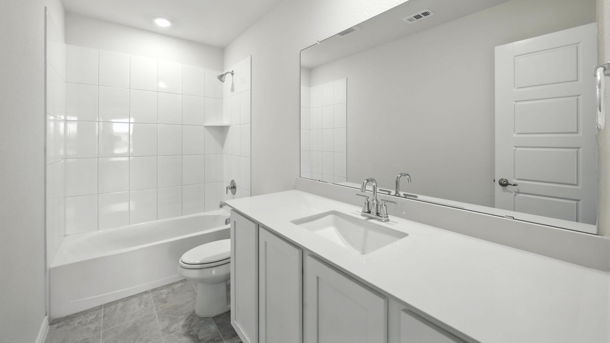 Republic Floorplan Elevation B Bathroom Gallery Image - Winchester Crossing in Princeton, TX