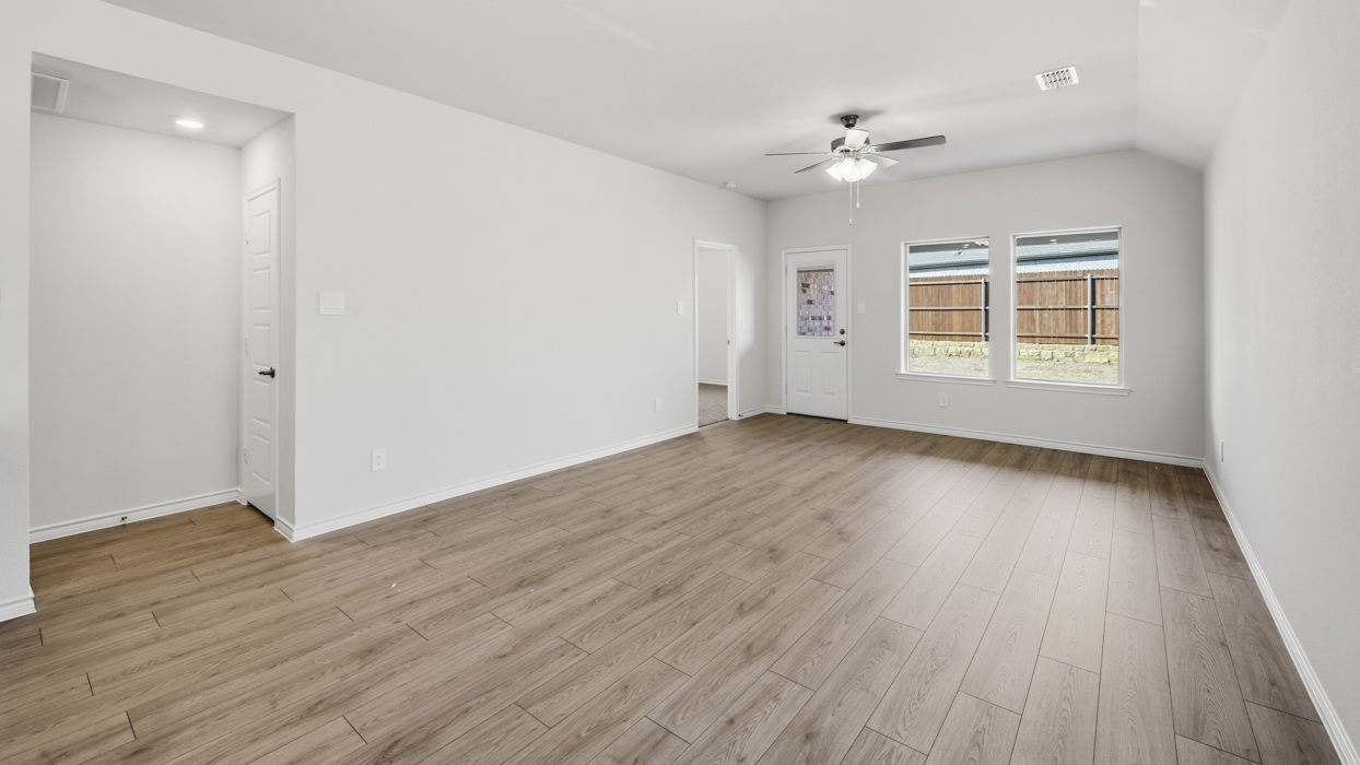 Allegra Floorplan Elevation E Living Gallery Image - Winchester Crossing in Princeton, TX