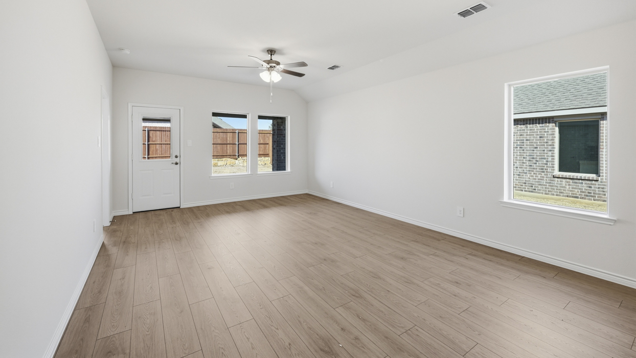 Allegra Floorplan Elevation F Living Gallery Image - Winchester Crossing in Princeton, TX