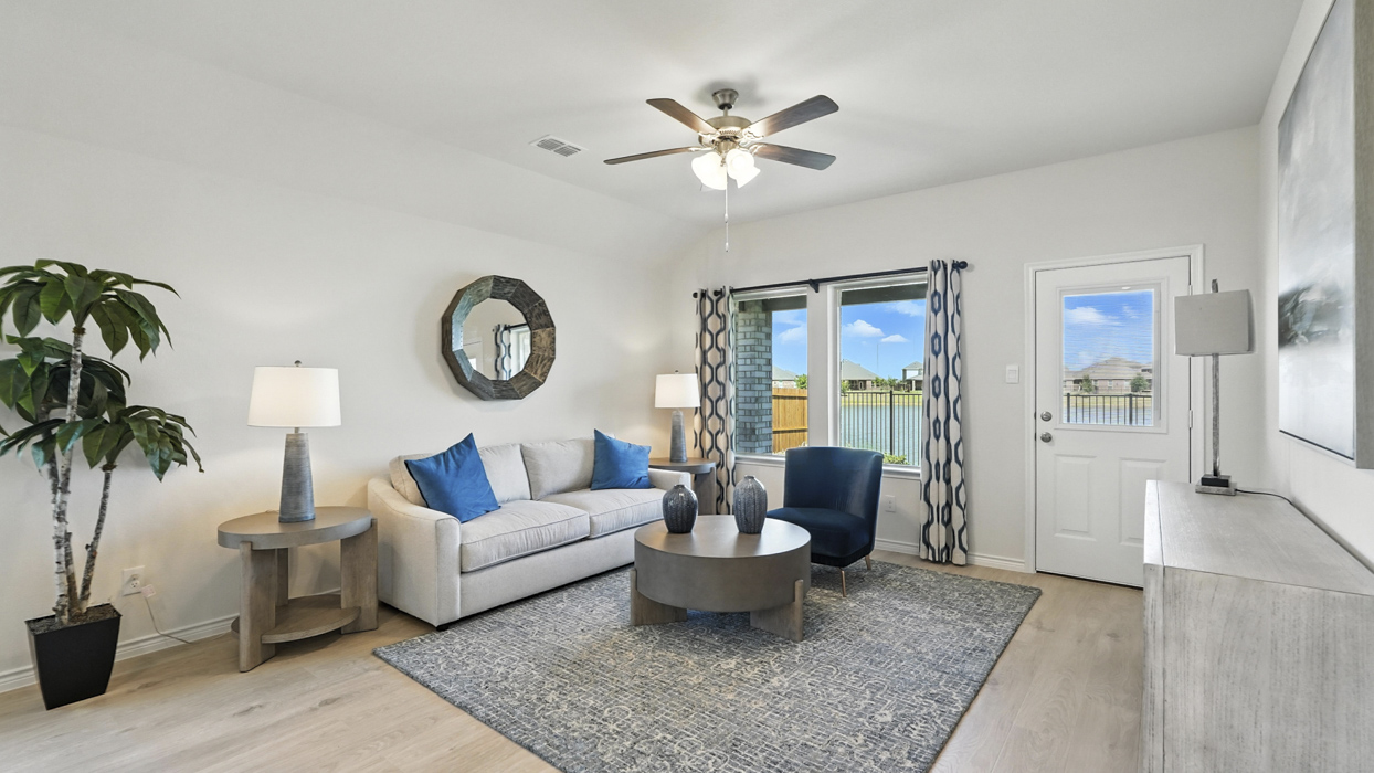 Camila Floorplan Elevation F Living Gallery Image - Winchester Crossing in Princeton, TX