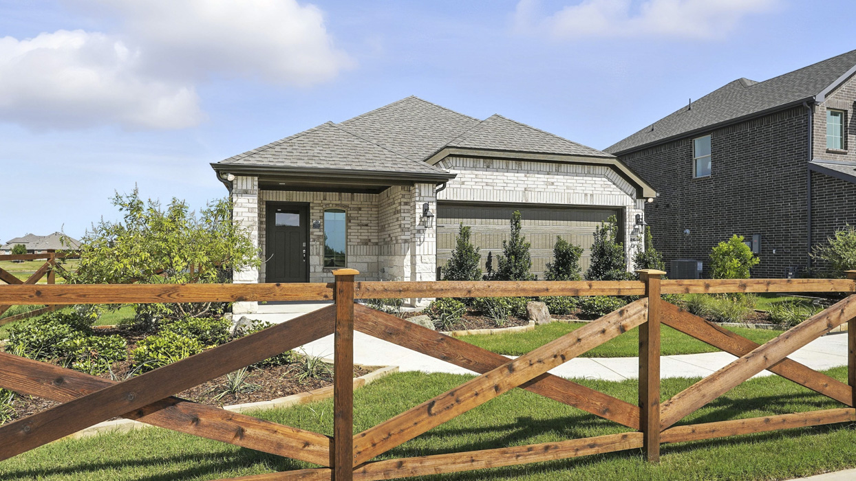 Camila Floorplan Elevation E Exterior Gallery Image - Winchester Crossing in Princeton, TX