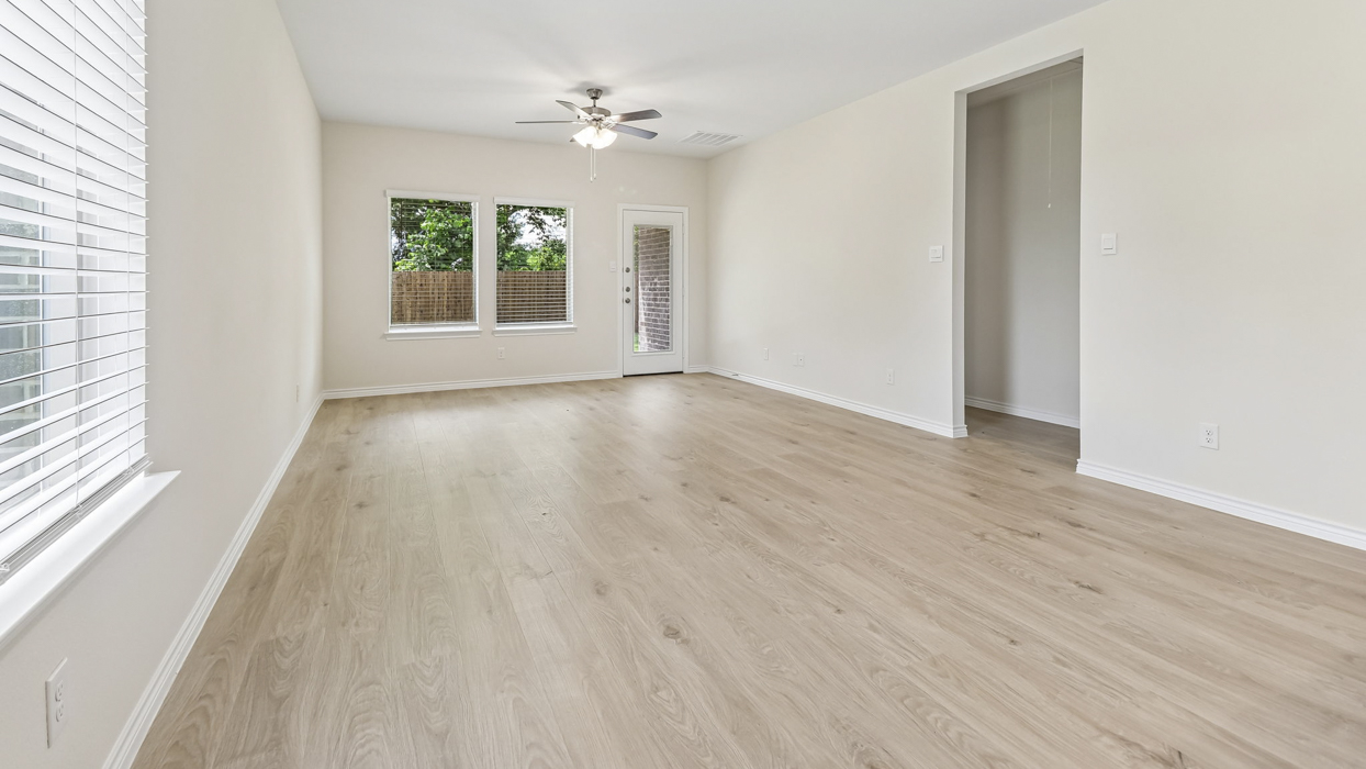 Finn Floorplan Elevation E Living Gallery Image - Winchester Crossing in Princeton, TX