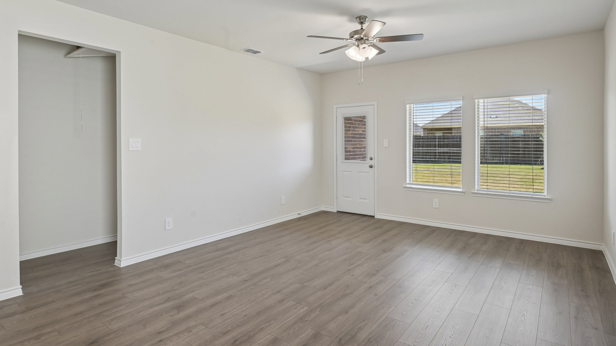 Haven Floorplan Elevation F Living Gallery Image - Winchester Crossing in Princeton, TX