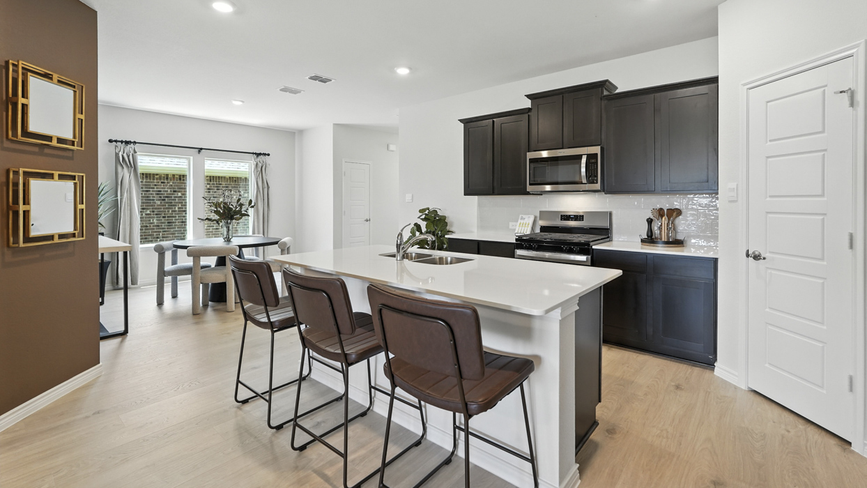 Ryker Floorplan Elevation F Kitchen Gallery Image - Winchester Crossing in Princeton, TX