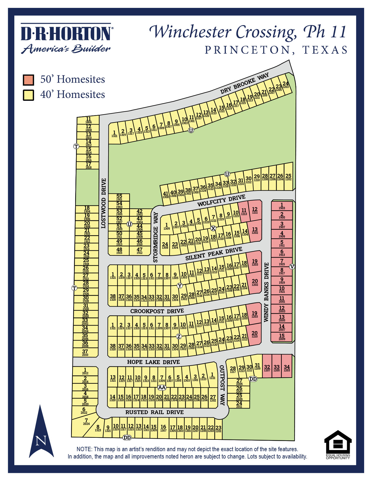 Static Lot Map