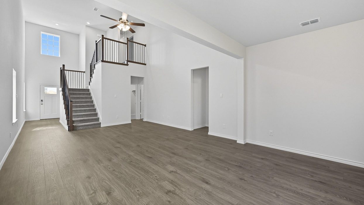 Lakehurst Floorplan Elevation B Living Gallery Image - Silverado in Aubrey, TX