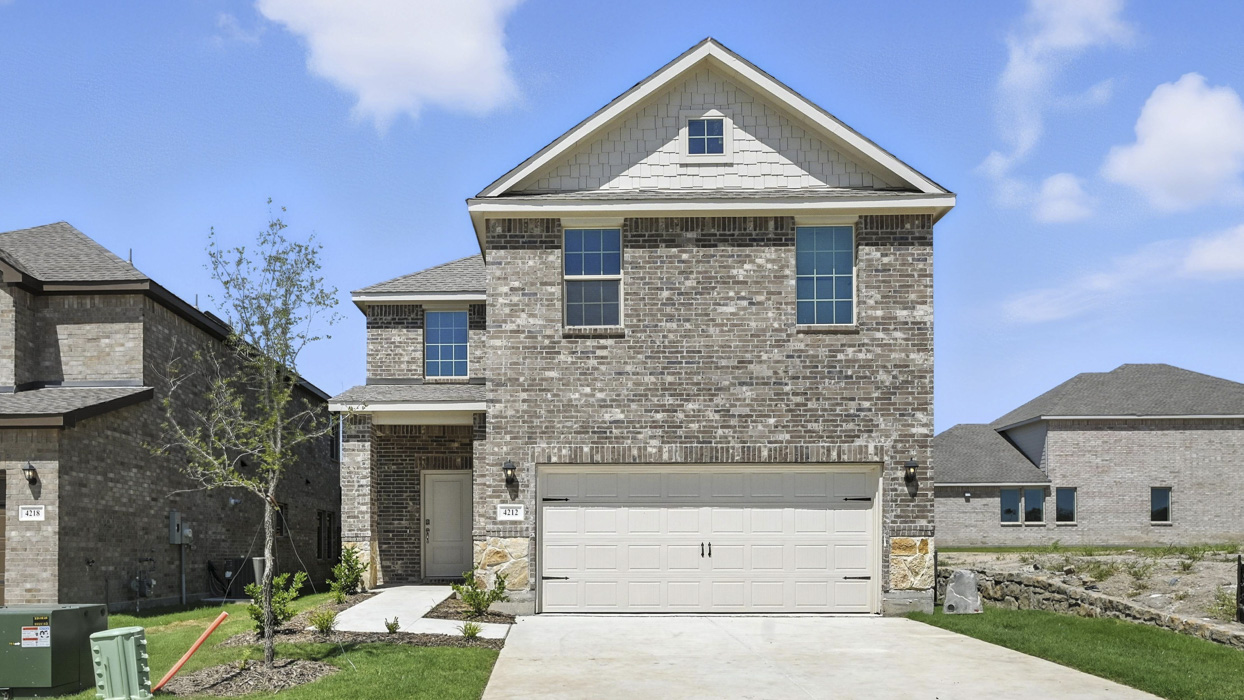 2233 Lakehurst Floorplan Elevation A Exterior Gallery Image-Silverado in Aubrey, TX