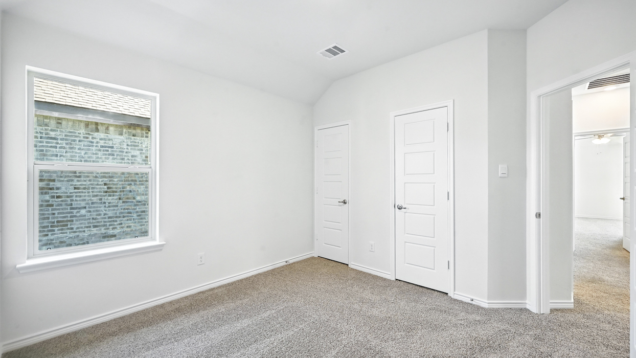 Aquamarine Floorplan Elevation B Bedroom Gallery Image - Silverado in Aubrey, TX