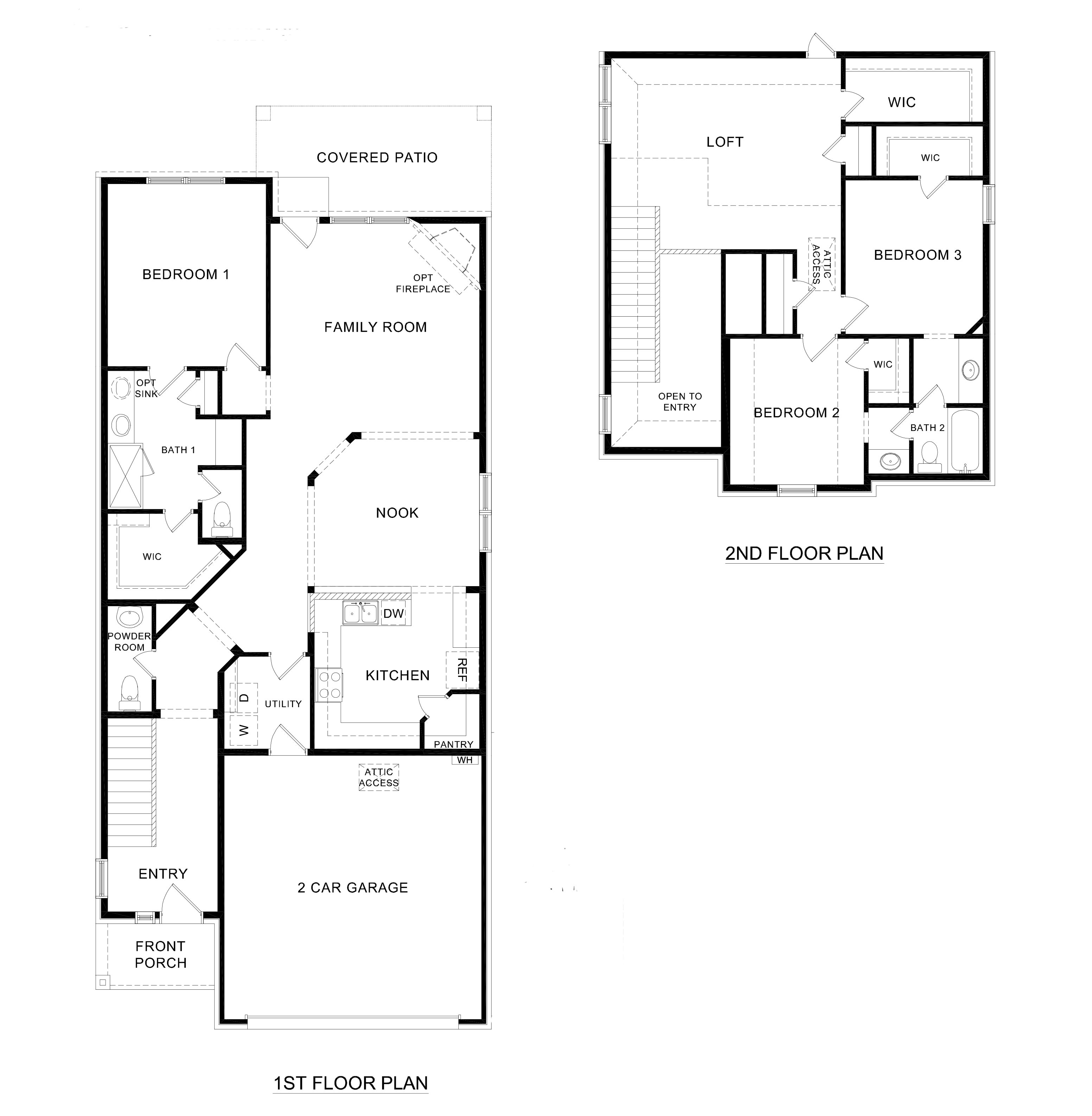 3217 Amethyst Floorplan-Silverado in Aubrey, TX