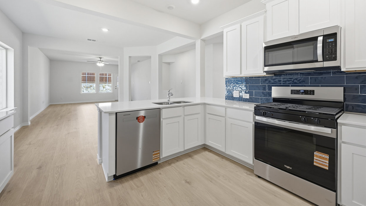 Tanzanite floorplan Kitchen Gallery Image-Silverado in Aubrey, TX