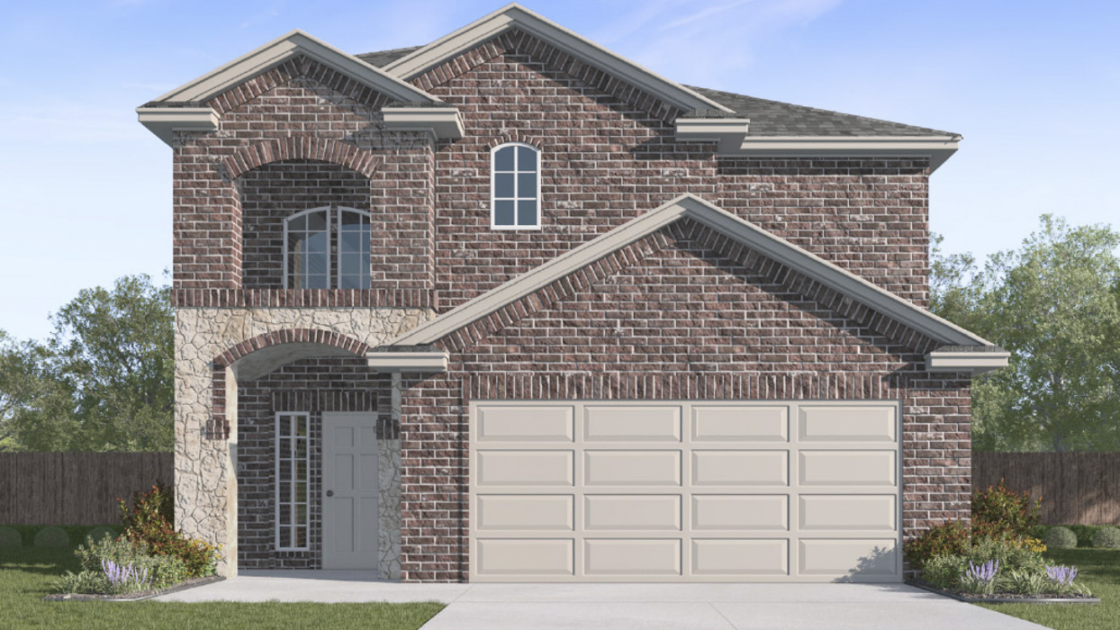 3220 Tanzanite Elevation A Rendering-Silverado In Aubrey, TX