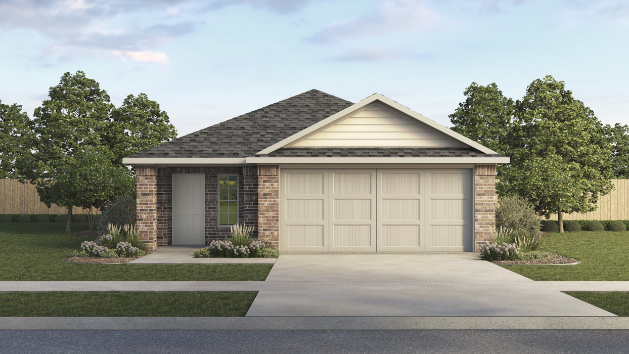 Camila Floorplan Elevation A Exterior Rendering - Silverado in Aubrey, TX