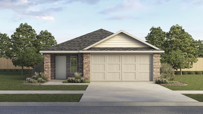 H30C Camila Floorplan Elevation A Rendering-Silveado in Aubrey, TX