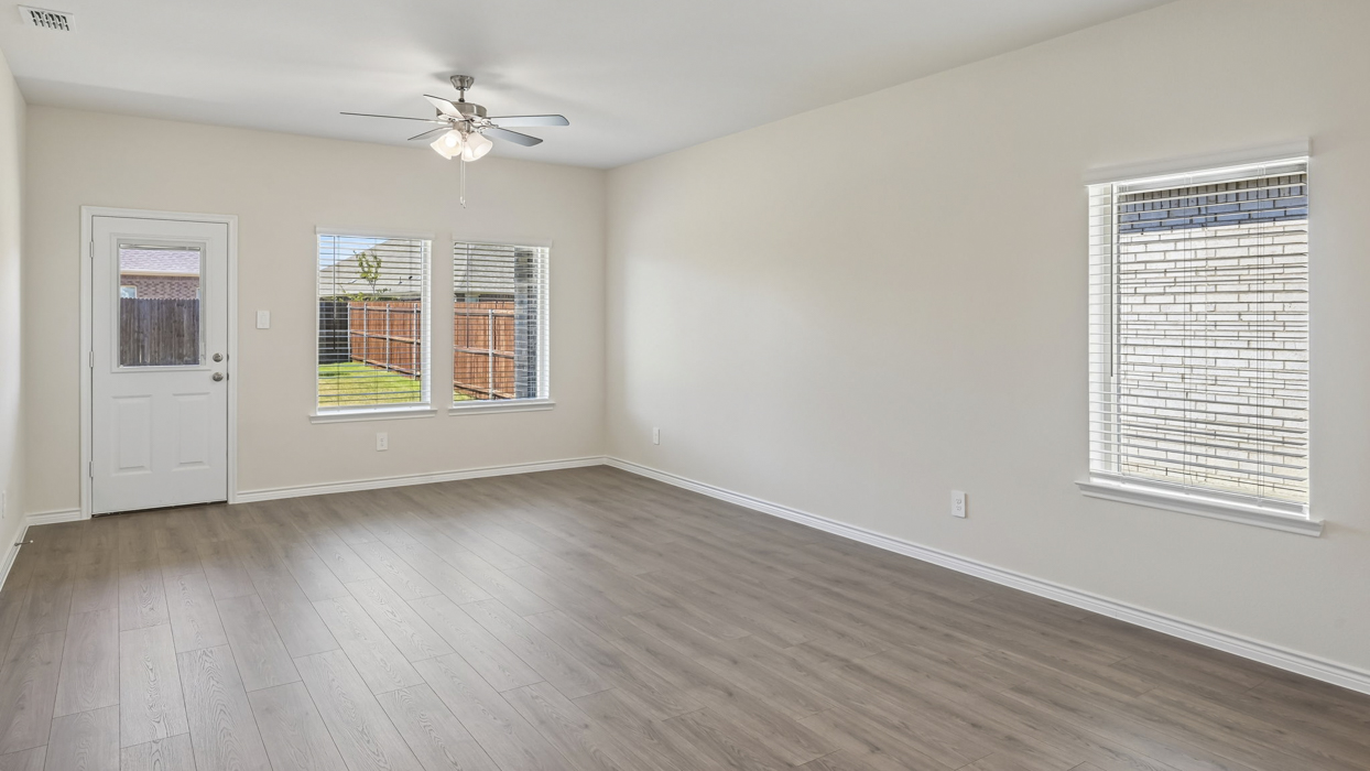 Haven Floorplan Elevation F Living Room Gallery Image - Silverado in Aubrey, TX