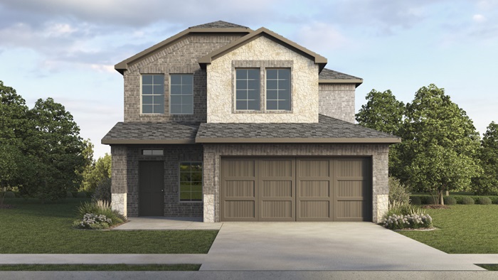 H30H Haven Floorplan Elevation E Rendering-Silverado in Aubrey, TX
