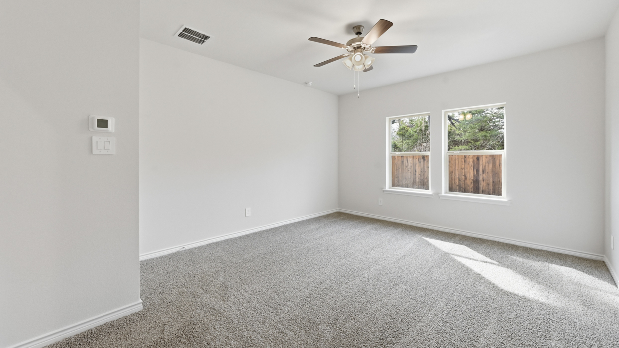 Jackson Floorplan Elevation F Bedroom Gallery Image - Silverado in Aubrey, TX