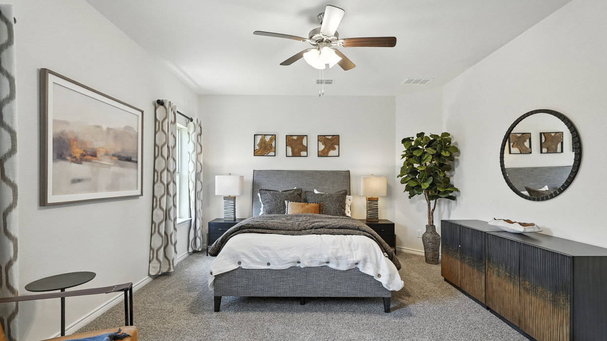 Ryker Floorplan Elevation F Bedroom Gallery Image - Silverado in Aubrey, TX