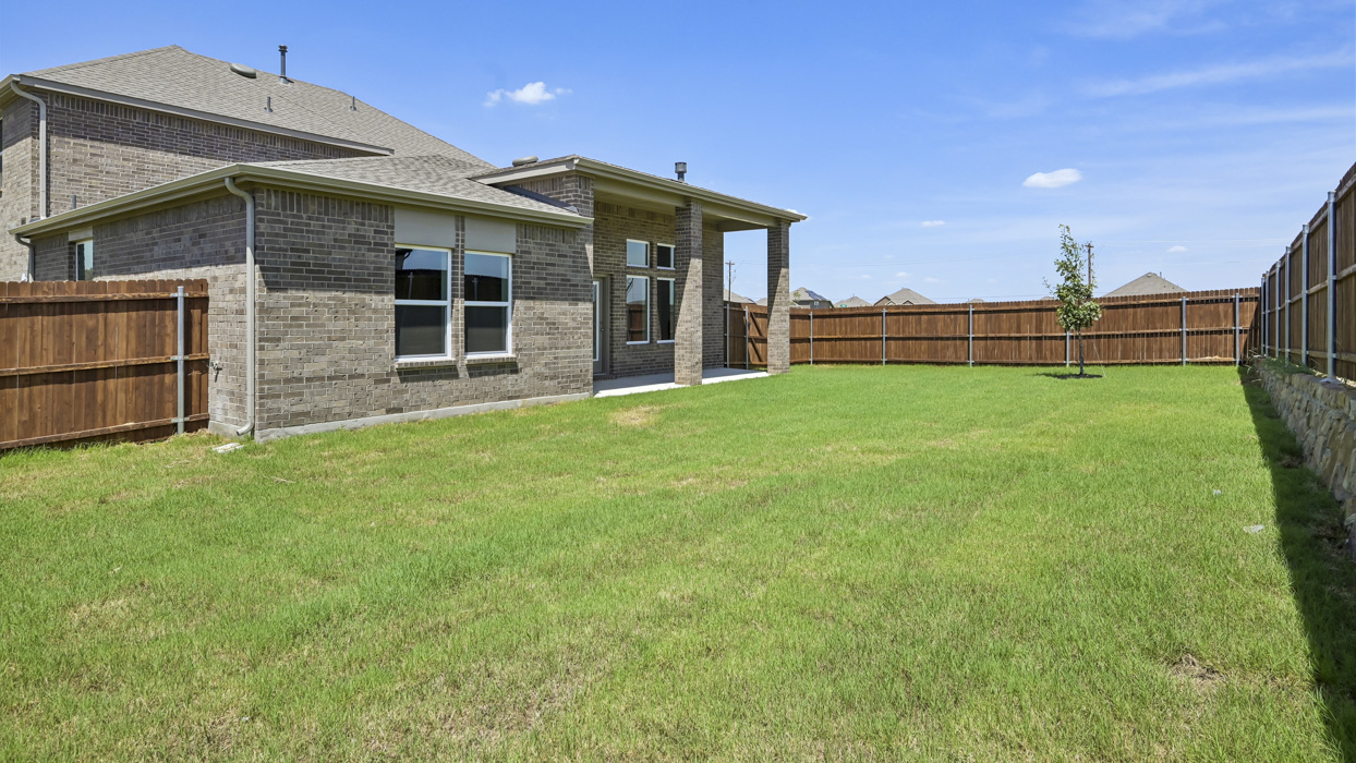 Bandera Floorplan Elevation E Backyard Gallery Image - Silverado in Aubrey, TX