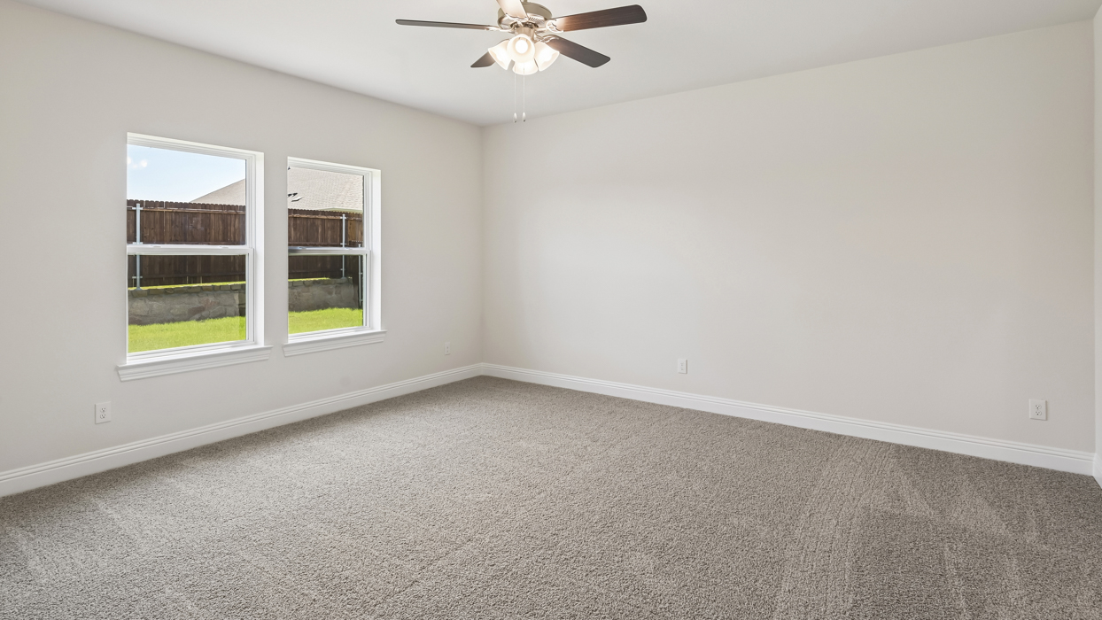 Bandera Floorplan Elevation E Bedroom Gallery Image - Silverado in Aubrey, TX