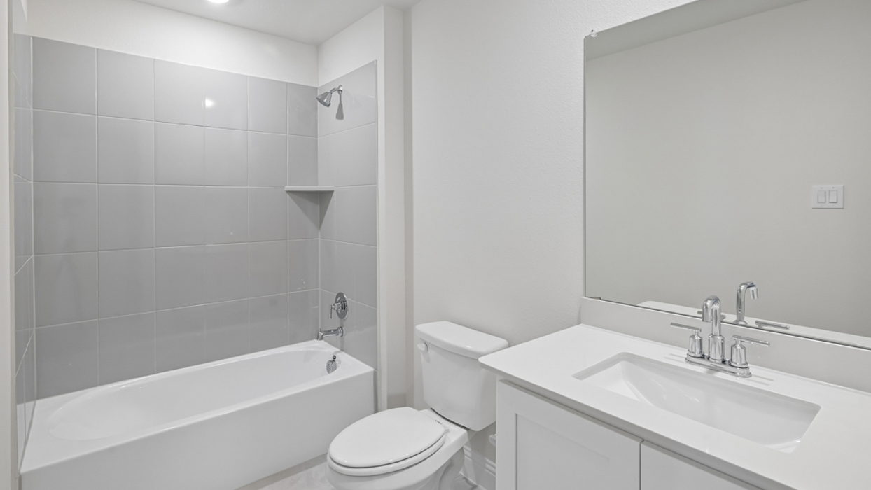 Bandera Floorplan Elevation Bathroom Gallery Image - Silverado in Aubrey, TX