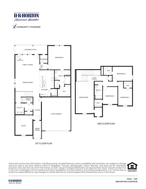 Bandera Floorplan-Silverado in AUbrey, TX