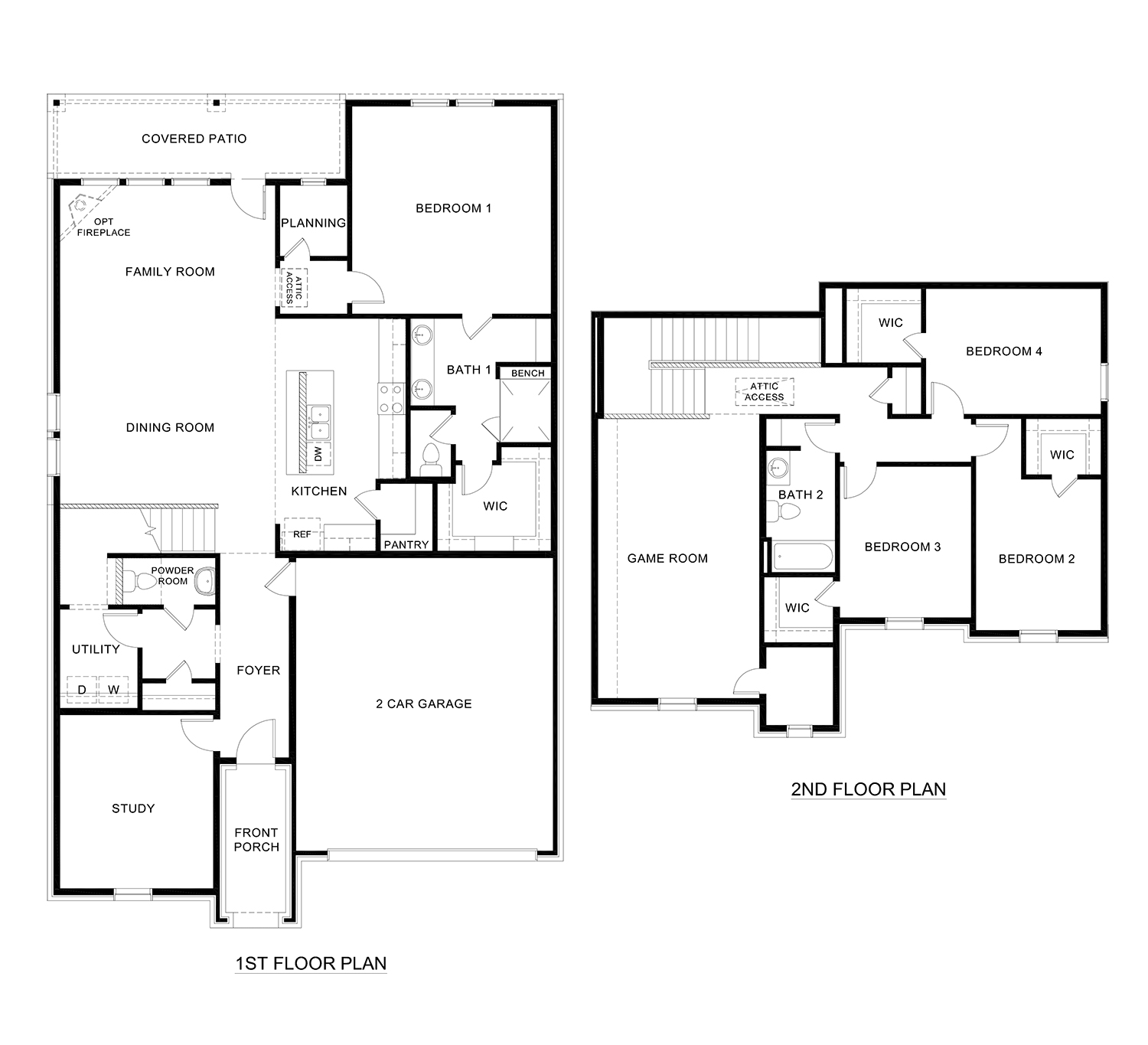 H234 Bandera Floorplan rendering
