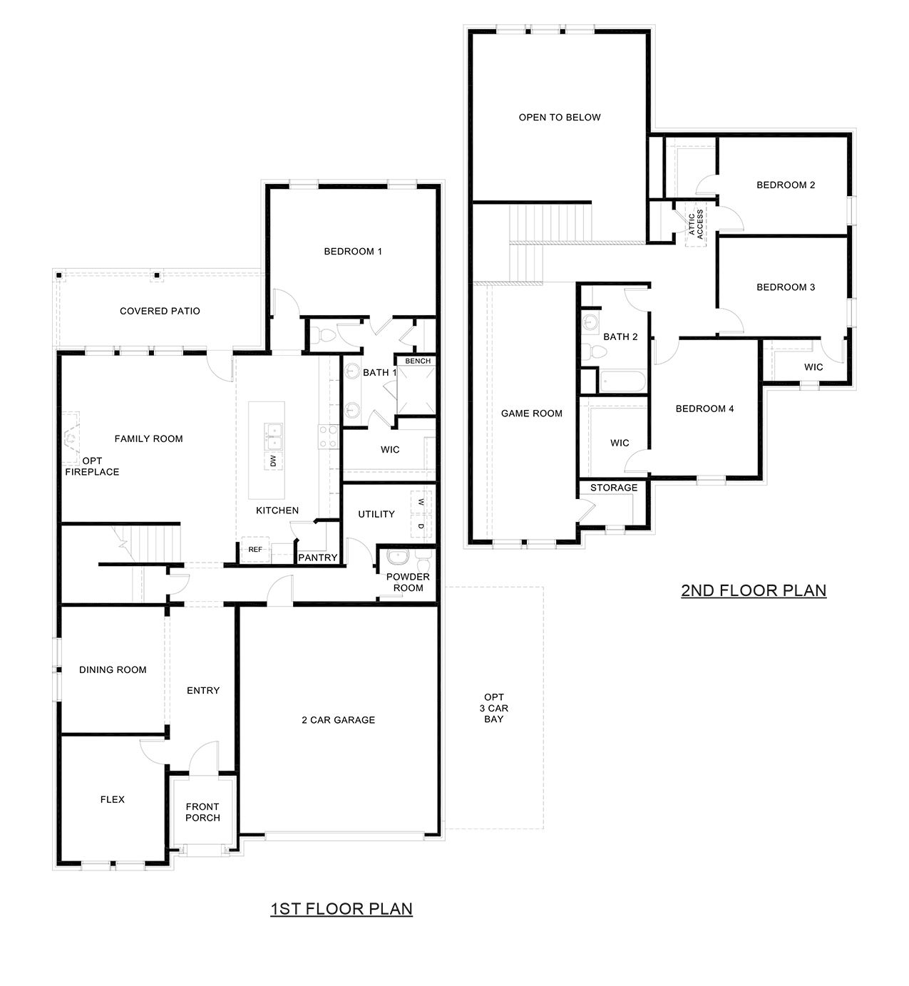 H236 Conroe Floorplan rendering Version 20