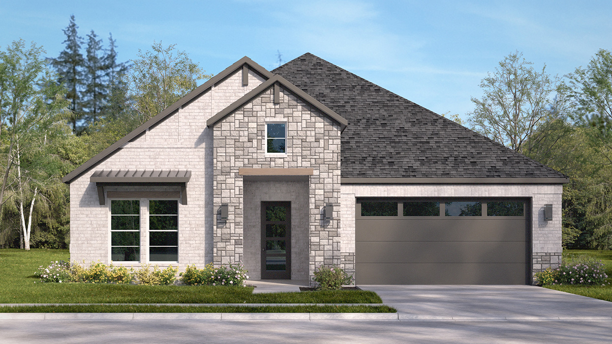This home — photograph published by the builder