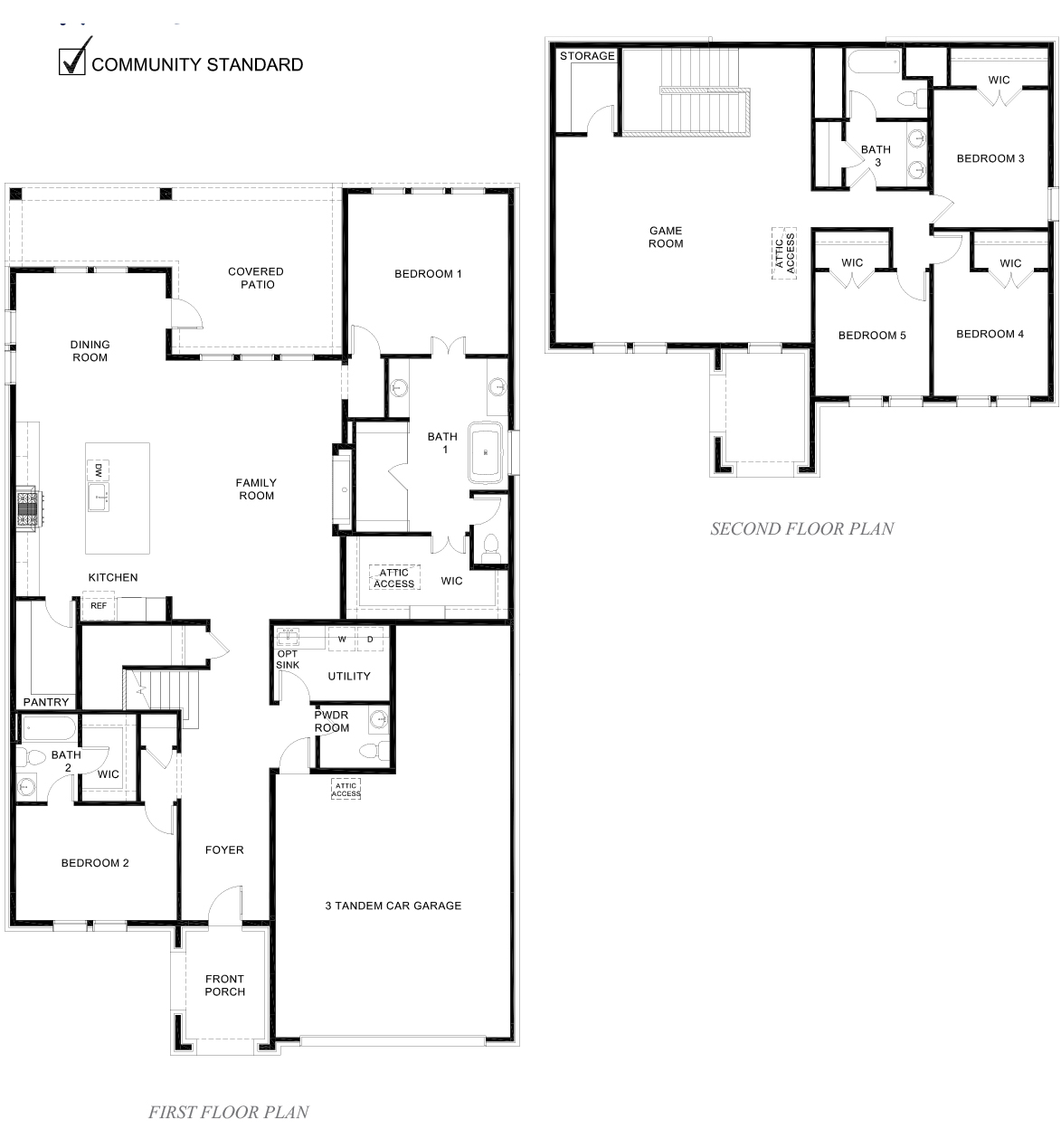 H45G Grandview Floorplan Rendering - Silverado in Aubrey, TX