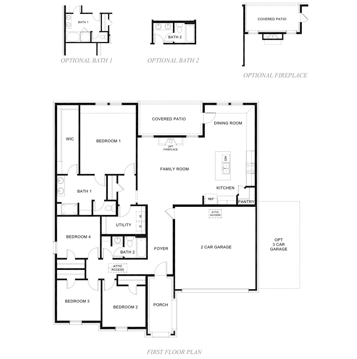 Dawson Floorplan-Silverado in Aubrey, TX