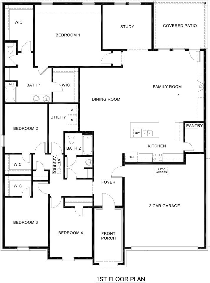 Harbour Floorplan-Silverado in Aubrey, Tx