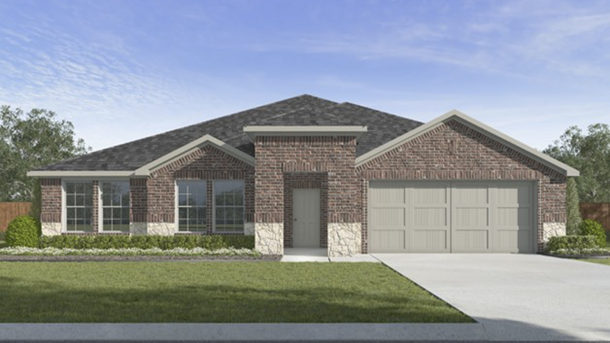 Ithaca Floorplan Elevation F Exterior Rendering - Silverado in Aubrey, TX