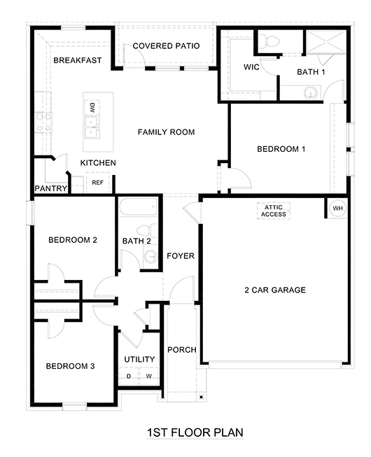 Hale floorplan Silverado in Aubrey Tx