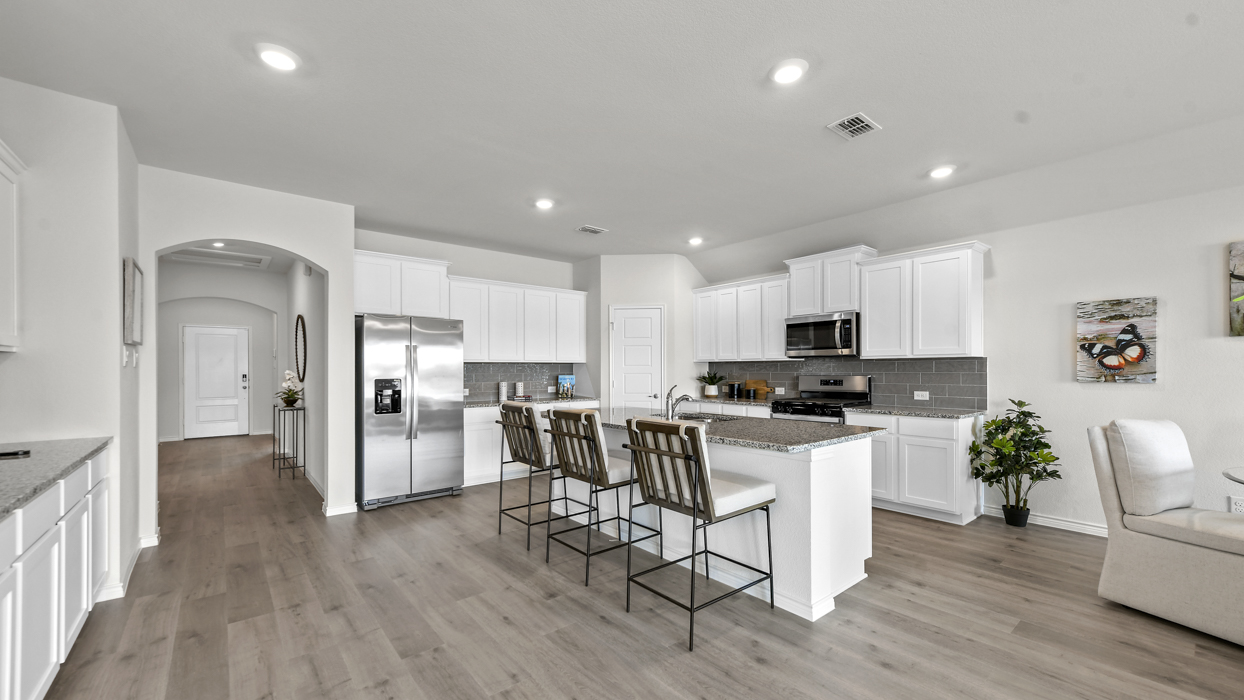 Bentworth Floorplan Elevation A Kitchen Gallery Image - Silverado in Aubrey, TX