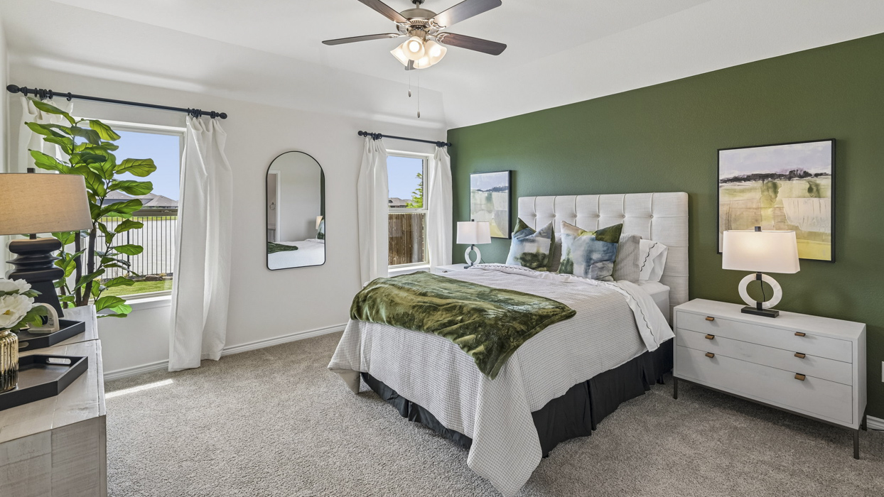 Bentworth Floorplan Elevation B Bedroom Gallery Image - Silverado in Aubrey, TX