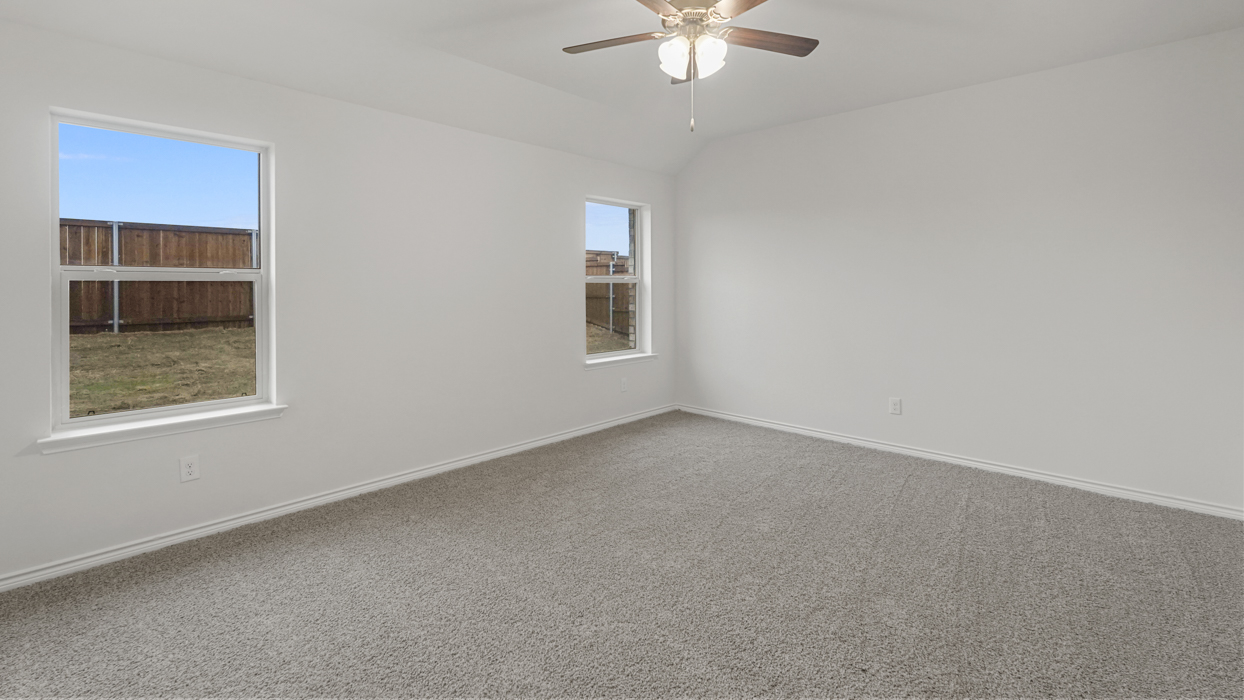 Violet Floorplan Elevation B Bedroom Gallery Image - Silverado in Aubrey, TX