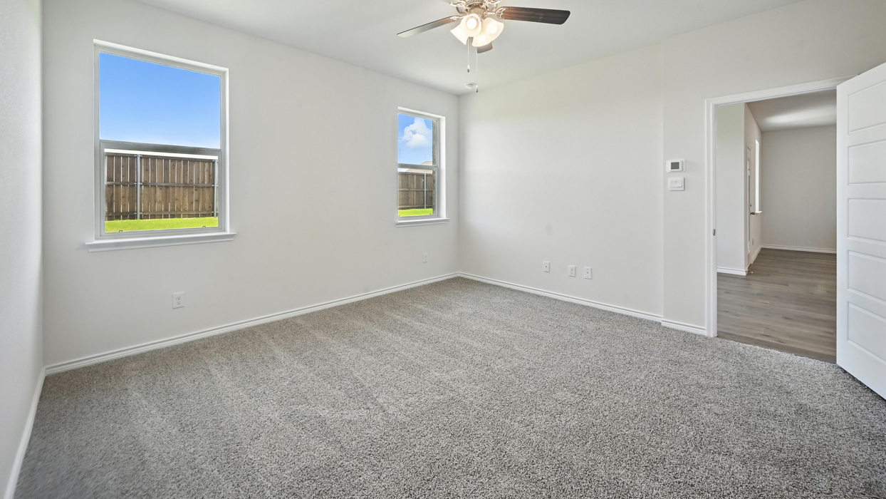 Rivington Floorplan Elevation E Bedroom Gallery Image - Silverado in Aubrey, TX