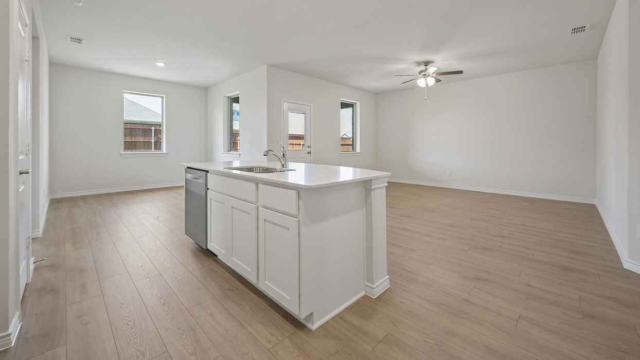 Rivington Floorplan Elevation E Living Gallery Image - Silverado in Aubrey, TX