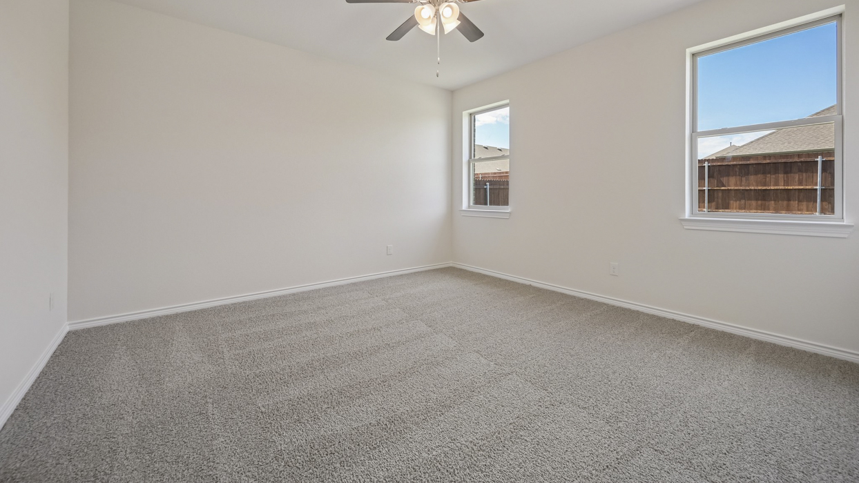 Rivington Floorplan Elevation E Bedroom Gallery Image - Silverado in Aubrey, TX