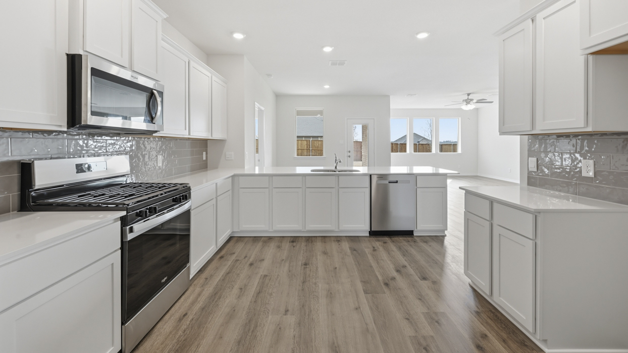Medbourne Floorplan Elevation A Kitchen Gallery Image - Silverado in Aubrey, TX